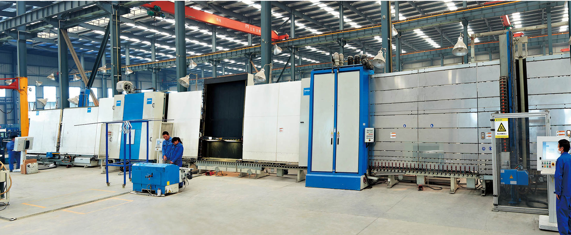 瑞士百超自動(dòng)雙板壓中空玻璃生產(chǎn)線